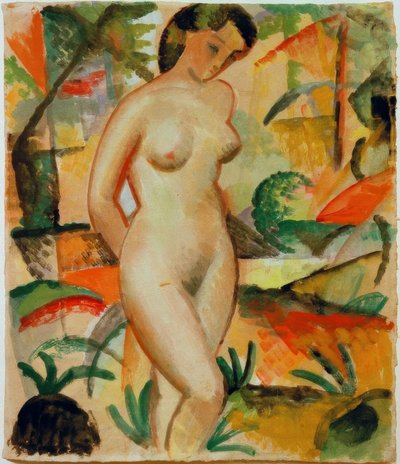 Nude, Standing by August Macke